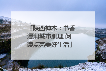 陕西神木：书香浸润城市肌理 阅读点亮美好生活