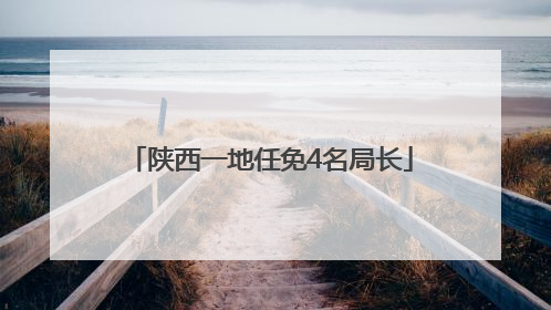 陕西一地任免4名局长