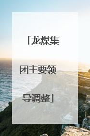 龙煤集团主要领导调整