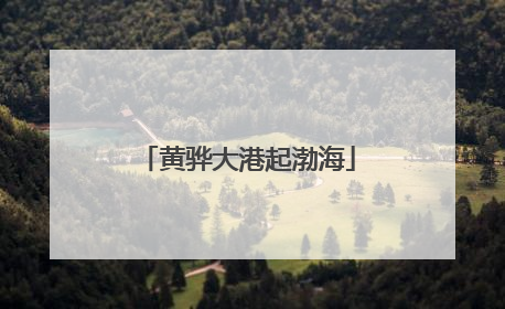 黄骅大港起渤海