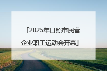 2025年日照市民营企业职工运动会开幕
