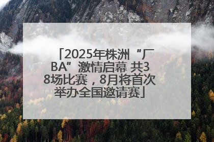 2025年株洲“厂BA”激情启幕 共38场比赛，8月将首次举办全国邀请赛