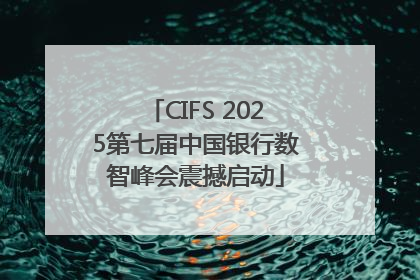 CIFS 2025第七届中国银行数智峰会震撼启动